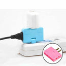 Extensor de toma para 3 salidas giratorio 180 grados