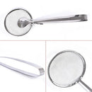 PINZA CUCHARA COLADOR PARA FREIR EN ACEITE CON PINZA SUJETADORA DE ACERO INOXIDABLE